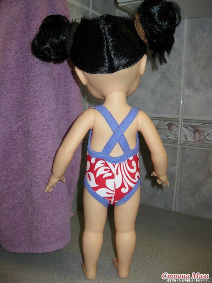 Купальник с выкройкой для куклы Дисней Аниматорс (фото 3)