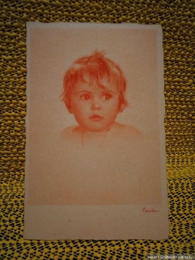 Открытки с куклами, детьми. Винтаж, Италия