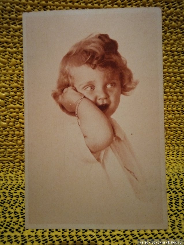 Открытки с куклами, детьми. Винтаж, Италия