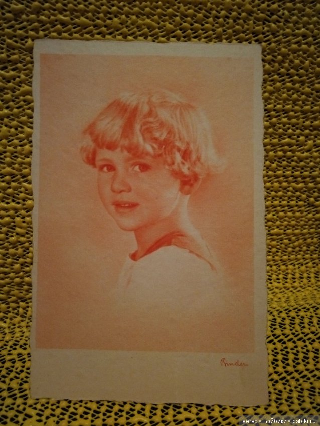 Открытки с куклами, детьми. Винтаж, Италия