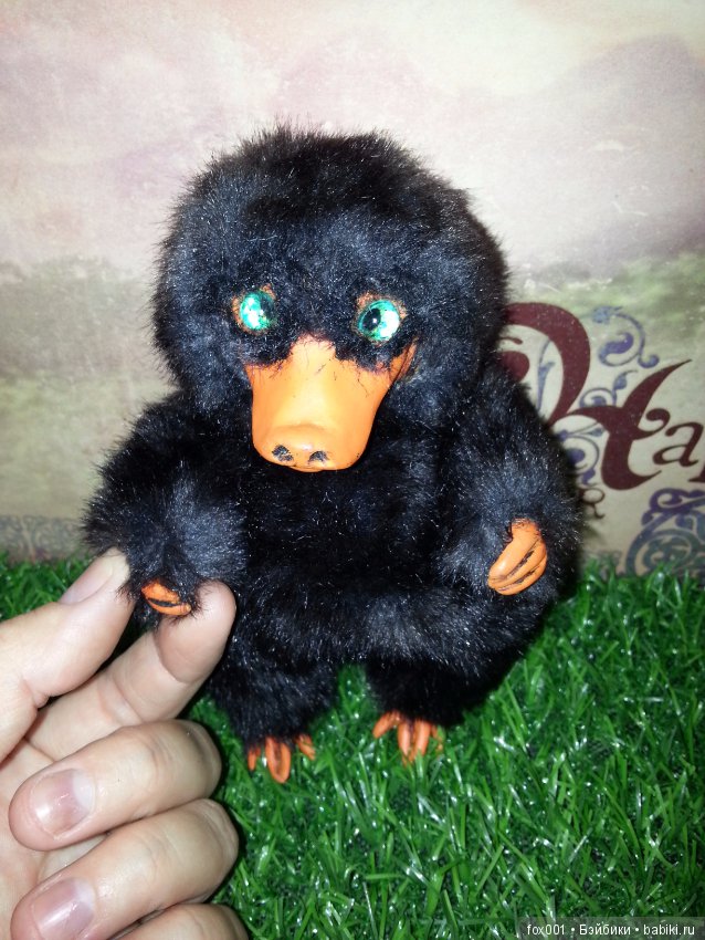 Нюхль — Игрушки в смешанной технике (мех и глина): Арт (фото 10)