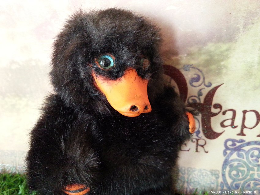 Нюхль — Игрушки в смешанной технике (мех и глина): Арт (фото 5)