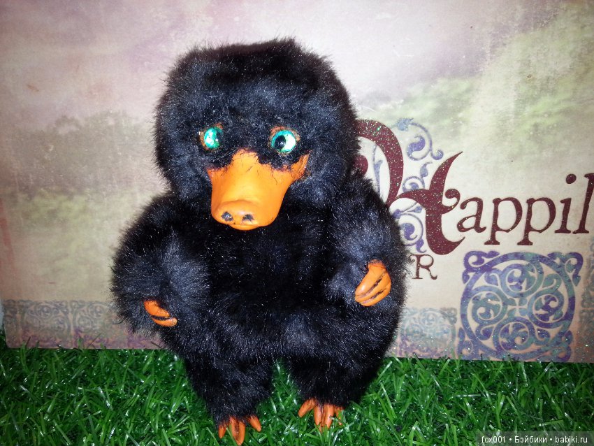 Нюхль — Игрушки в смешанной технике (мех и глина): Арт