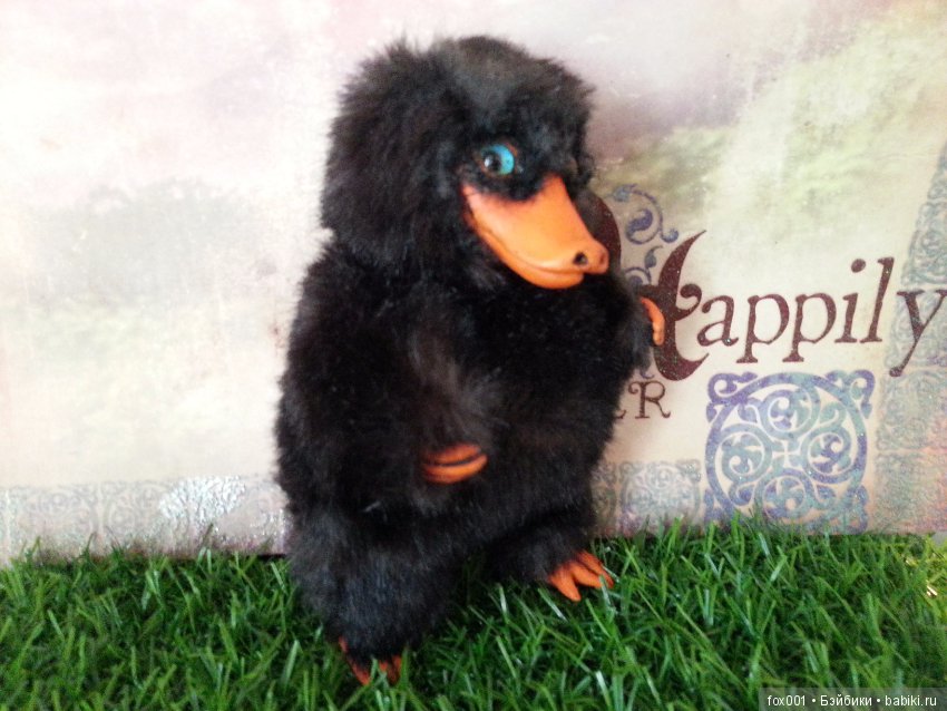 Нюхль — Игрушки в смешанной технике (мех и глина): Арт (фото 6)