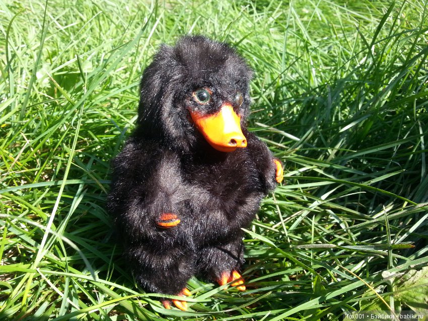 Нюхль — Игрушки в смешанной технике (мех и глина): Арт (фото 2)