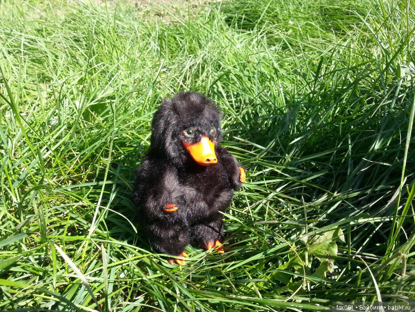 Нюхль — Игрушки в смешанной технике (мех и глина): Арт