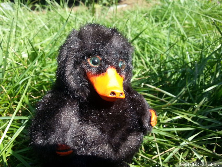 Нюхль — Игрушки в смешанной технике (мех и глина): Арт (фото 3)