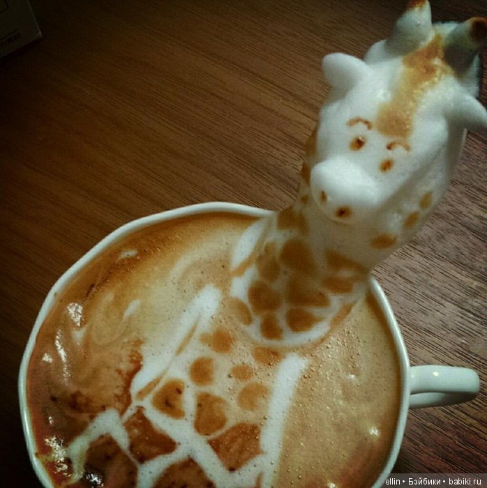 "Утренний" топик. Кофе арт - рисунки на кофе