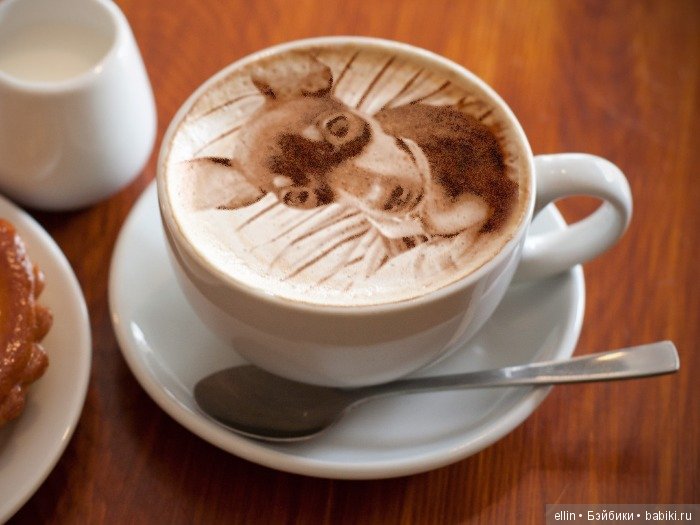 "Утренний" топик. Кофе арт - рисунки на кофе (фото 10)