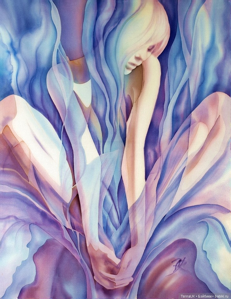 Шёлковая живопись Олены Королюк (фото 9)