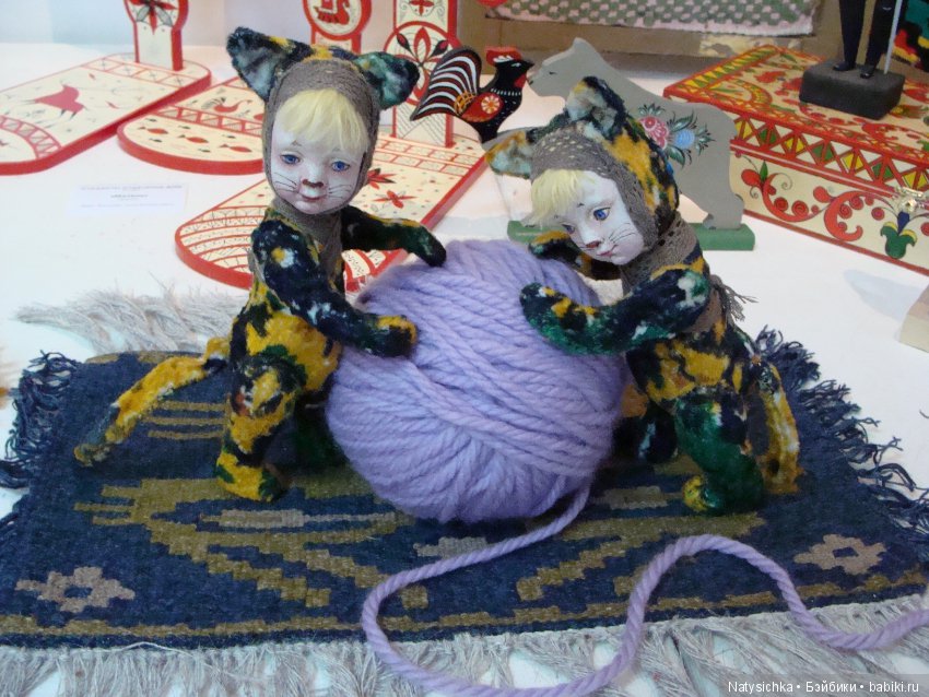 Выставка авторской куклы и игрушки "Страна чудес" в Тольятти 3 часть