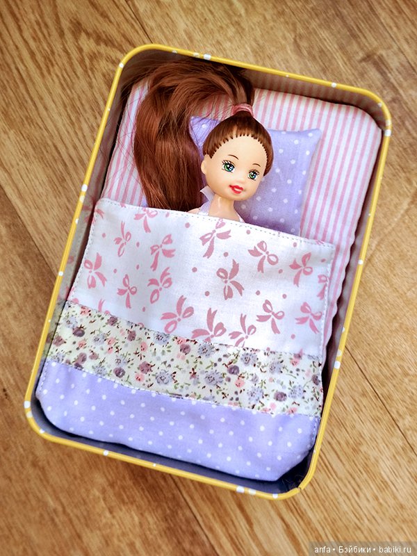 Остатки сладки. Домик, кроватка для маленькой куколки (фото 10)