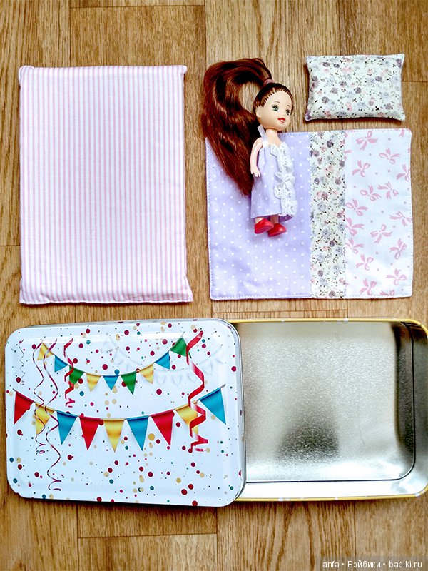 Остатки сладки. Домик, кроватка для маленькой куколки