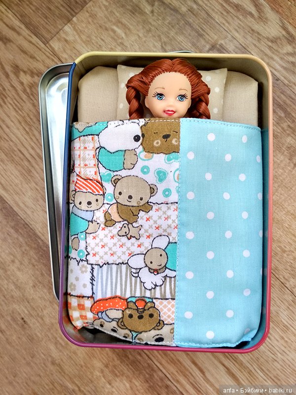 Остатки сладки. Домик, кроватка для маленькой куколки (фото 3)