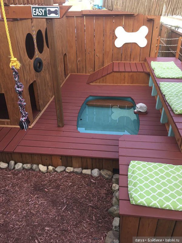 Игровая площадка с бассейном для собак (фото 2)