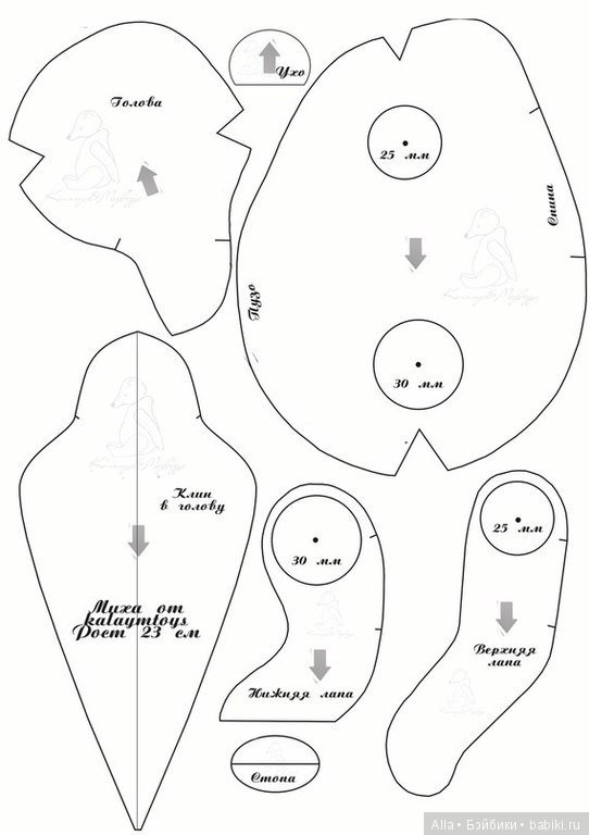 Мишка от Калямус&Медведус (фото 2)