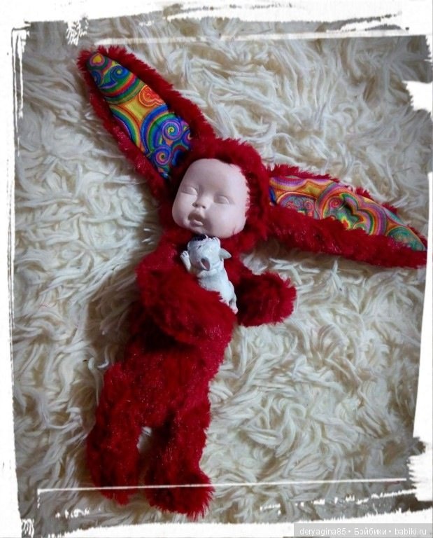 Мой первый тедди долл — Игрушки в смешанной технике (мех и глина): Арт (фото 3)