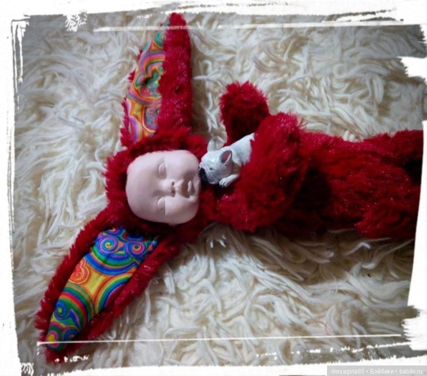 Мой первый тедди долл — Игрушки в смешанной технике (мех и глина): Арт (фото 2)