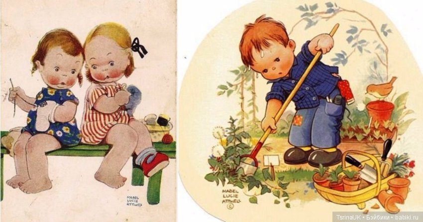 Английская художница Мейбл Люси Аттвелл (Mabel Lucie Attwell) и ее милые иллюстрации (фото 3)