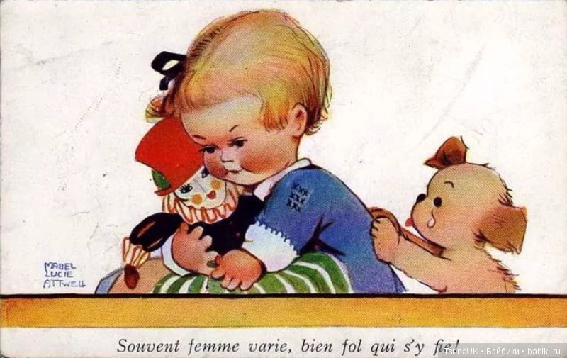 Английская художница Мейбл Люси Аттвелл (Mabel Lucie Attwell) и ее милые иллюстрации