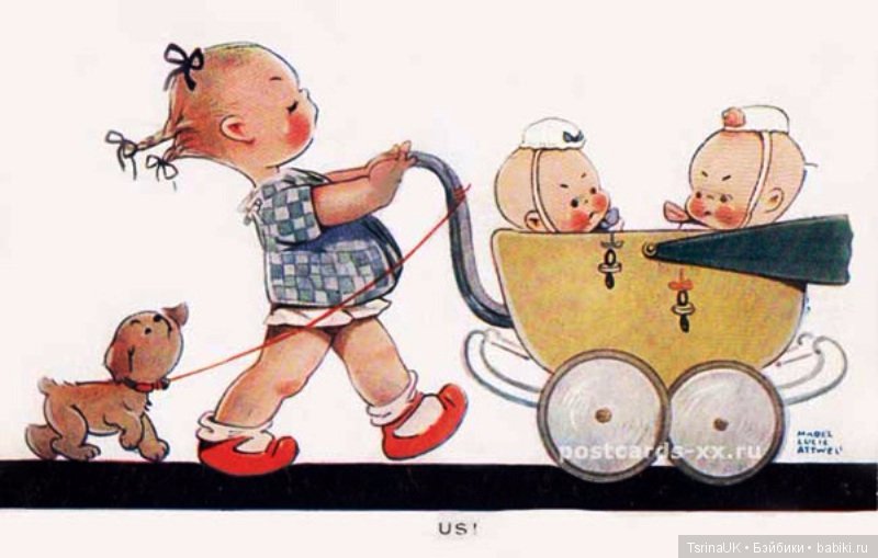 Английская художница Мейбл Люси Аттвелл (Mabel Lucie Attwell) и ее милые иллюстрации (фото 8)