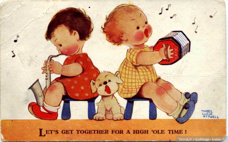 Английская художница Мейбл Люси Аттвелл (Mabel Lucie Attwell) и ее милые иллюстрации