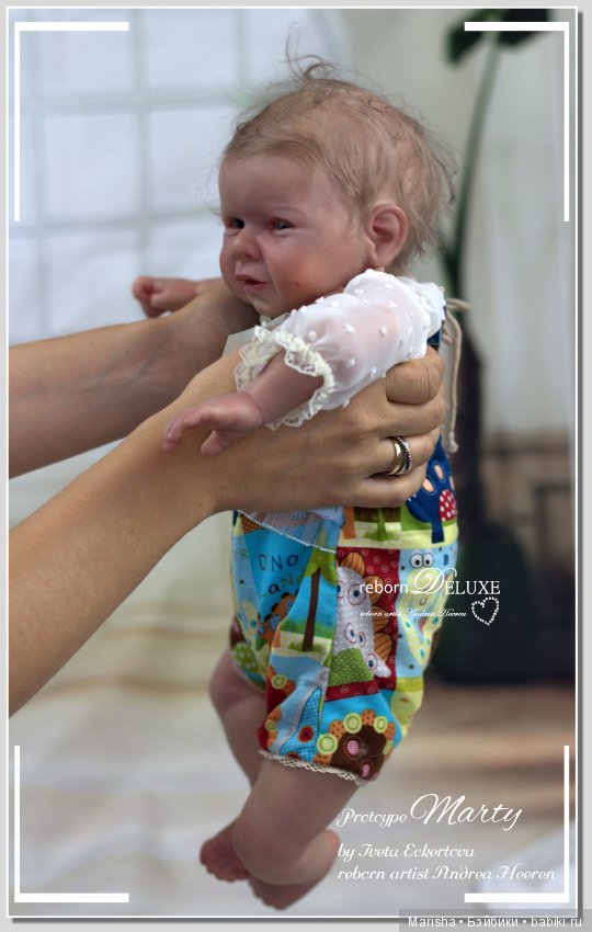 Молд для куклы реборн Marty, автор прототипа Andrea Heeren