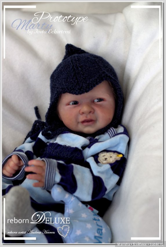 Молд для куклы реборн Marty, автор прототипа Andrea Heeren (фото 4)