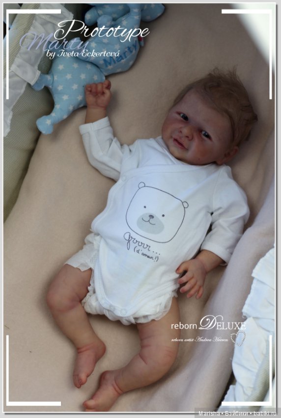 Молд для куклы реборн Marty, автор прототипа Andrea Heeren (фото 7)