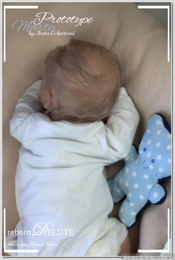 Молд для куклы реборн Marty, автор прототипа Andrea Heeren