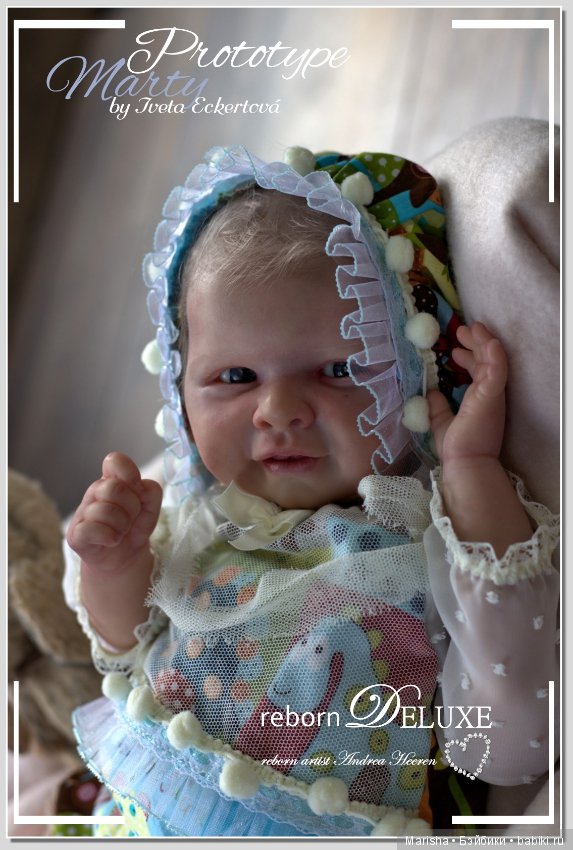 Молд для куклы реборн Marty, автор прототипа Andrea Heeren