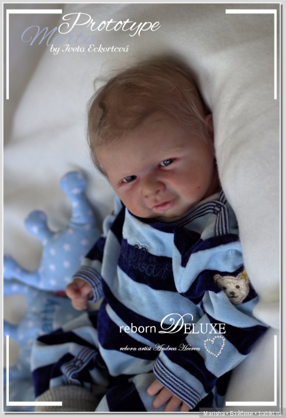 Молд для куклы реборн Marty, автор прототипа Andrea Heeren