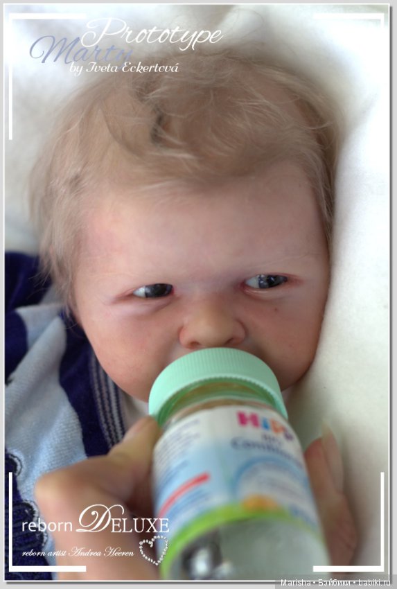 Молд для куклы реборн Marty, автор прототипа Andrea Heeren