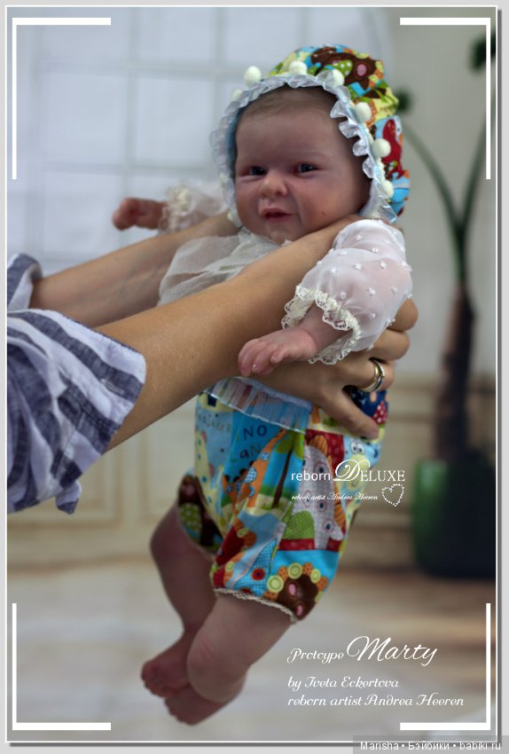 Молд для куклы реборн Marty, автор прототипа Andrea Heeren (фото 2)
