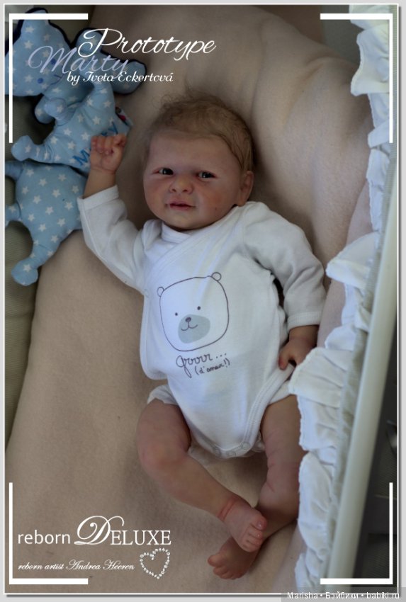 Молд для куклы реборн Marty, автор прототипа Andrea Heeren (фото 8)