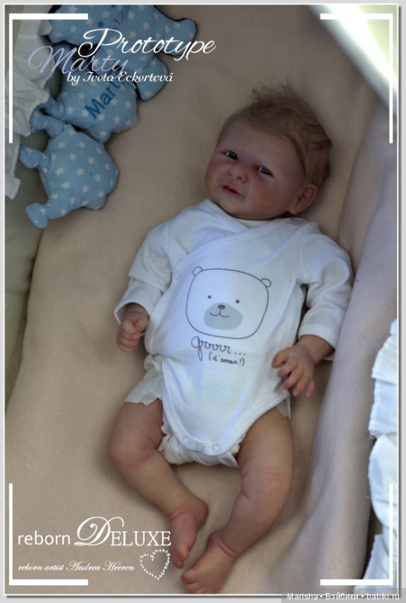 Молд для куклы реборн Marty, автор прототипа Andrea Heeren (фото 6)
