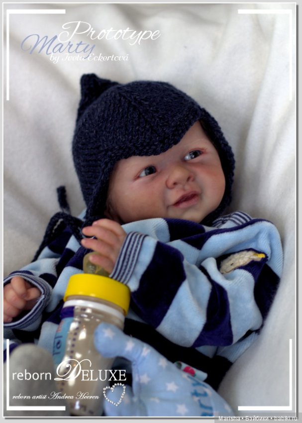 Молд для куклы реборн Marty, автор прототипа Andrea Heeren (фото 5)