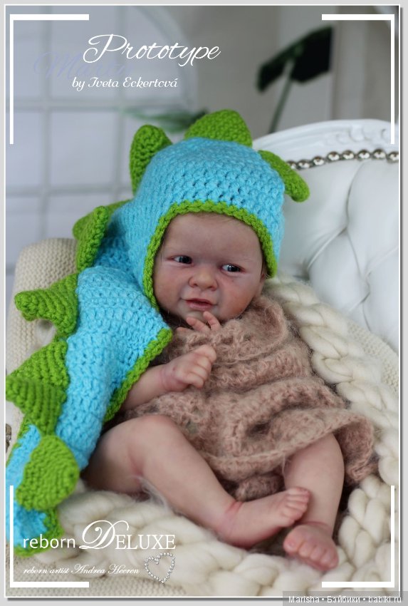 Молд для куклы реборн Marty, автор прототипа Andrea Heeren