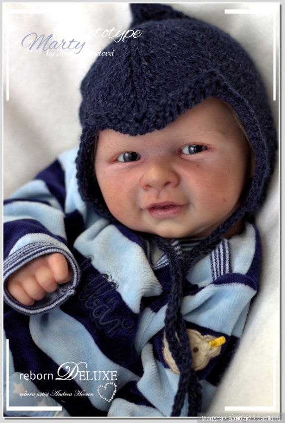 Молд для куклы реборн Marty, автор прототипа Andrea Heeren (фото 3)