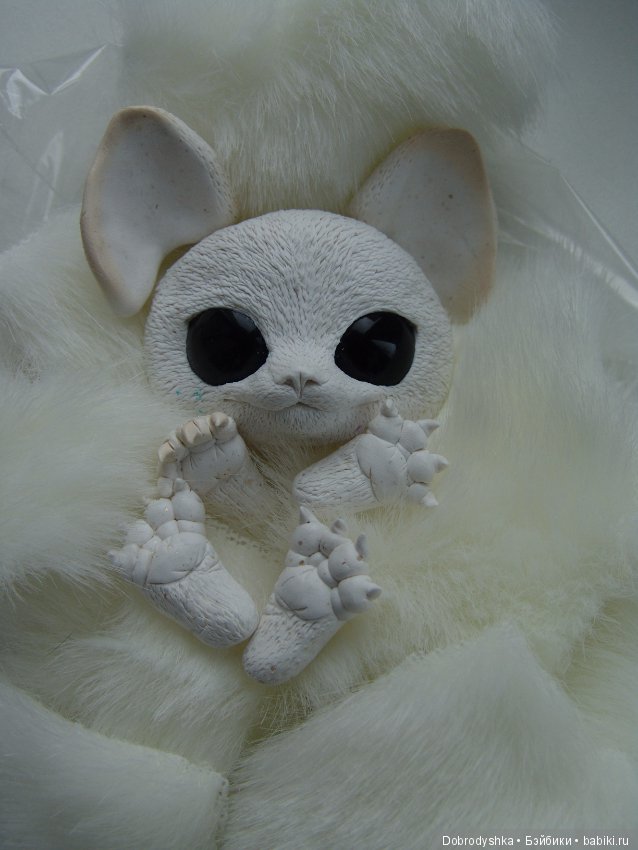 Скоро новинки — Игрушки в смешанной технике (мех и глина): Арт (фото 2)