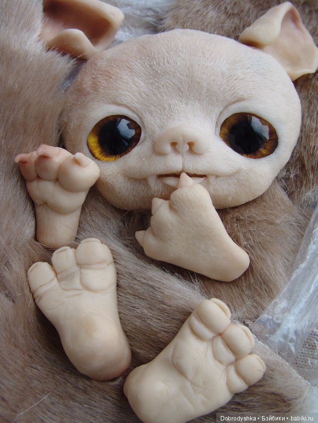 Скоро новинки — Игрушки в смешанной технике (мех и глина): Арт