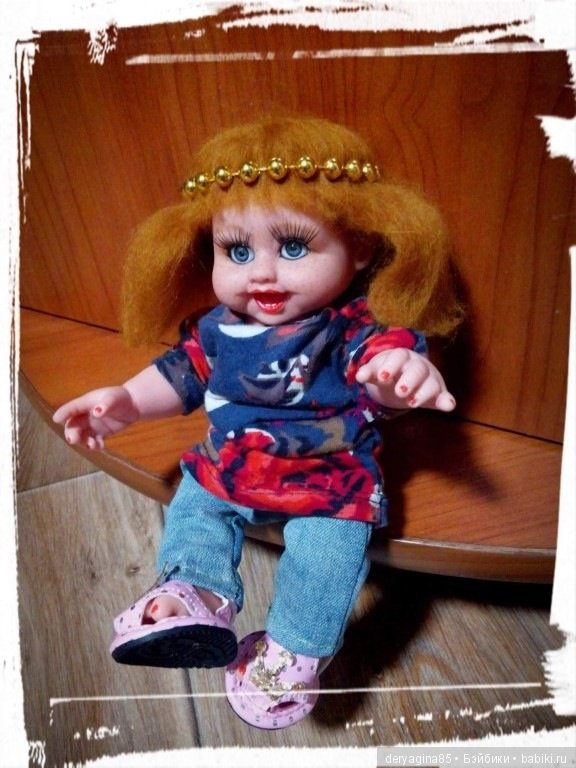 Китайский пупс — Реставрация и преображение кукол: ремонт (фото 3)