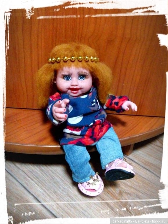 Китайский пупс — Реставрация и преображение кукол: ремонт (фото 6)