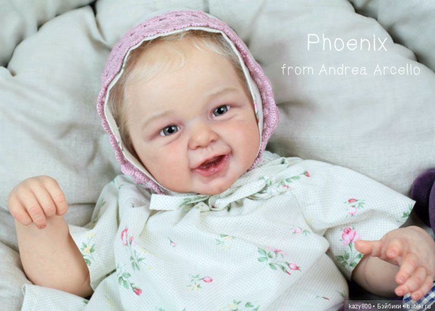 Море позитива! Молд Phoenix от Andrea Arcello. Куклы реборн Елены Коротковой