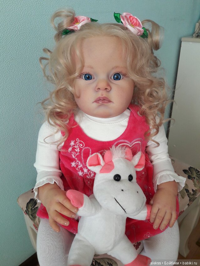 Вот такая получилась малышка реборн Танюша