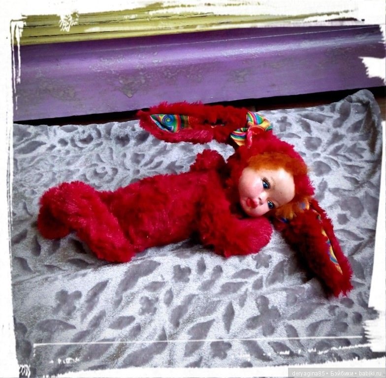 Тедди-долл — Игрушки в смешанной технике (мех и глина): Арт (фото 4)