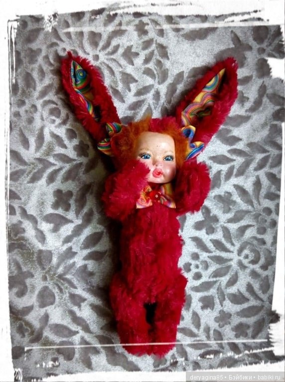 Тедди-долл — Игрушки в смешанной технике (мех и глина): Арт (фото 3)