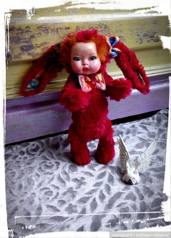 Тедди-долл — Игрушки в смешанной технике (мех и глина): Арт (фото 8)