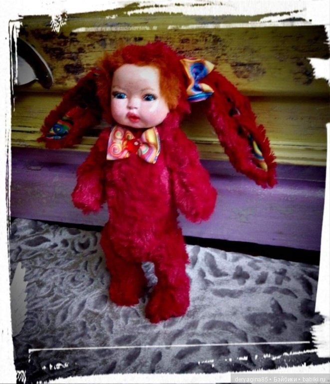 Тедди-долл — Игрушки в смешанной технике (мех и глина): Арт (фото 6)