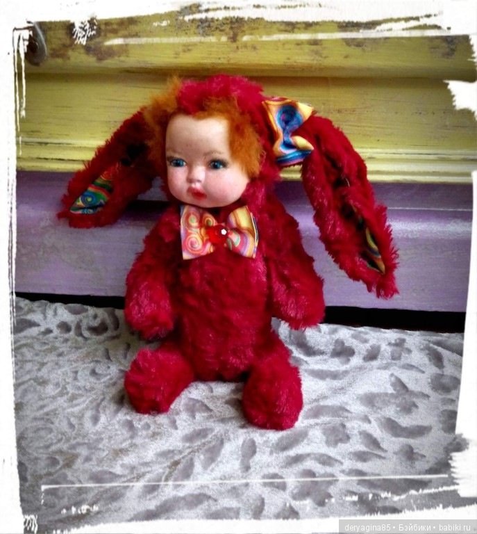 Тедди-долл — Игрушки в смешанной технике (мех и глина): Арт (фото 9)